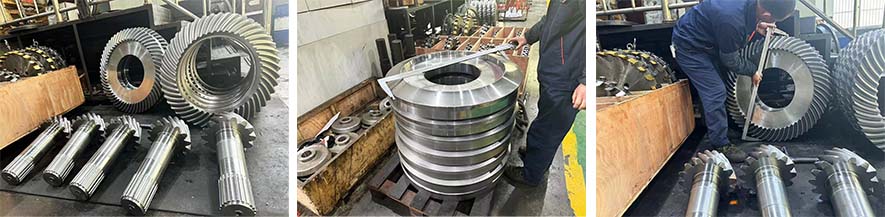 Petroleum Machinery Mixer Bevel Gear 22