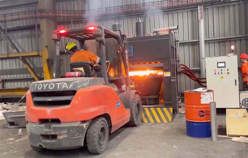 aluminum dross press